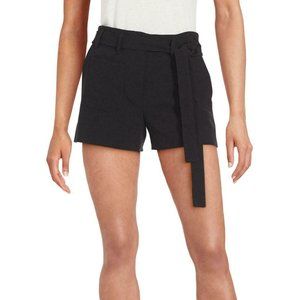 Helmut Lang NWT Black Shorts Solid Sash Tie Belt 0